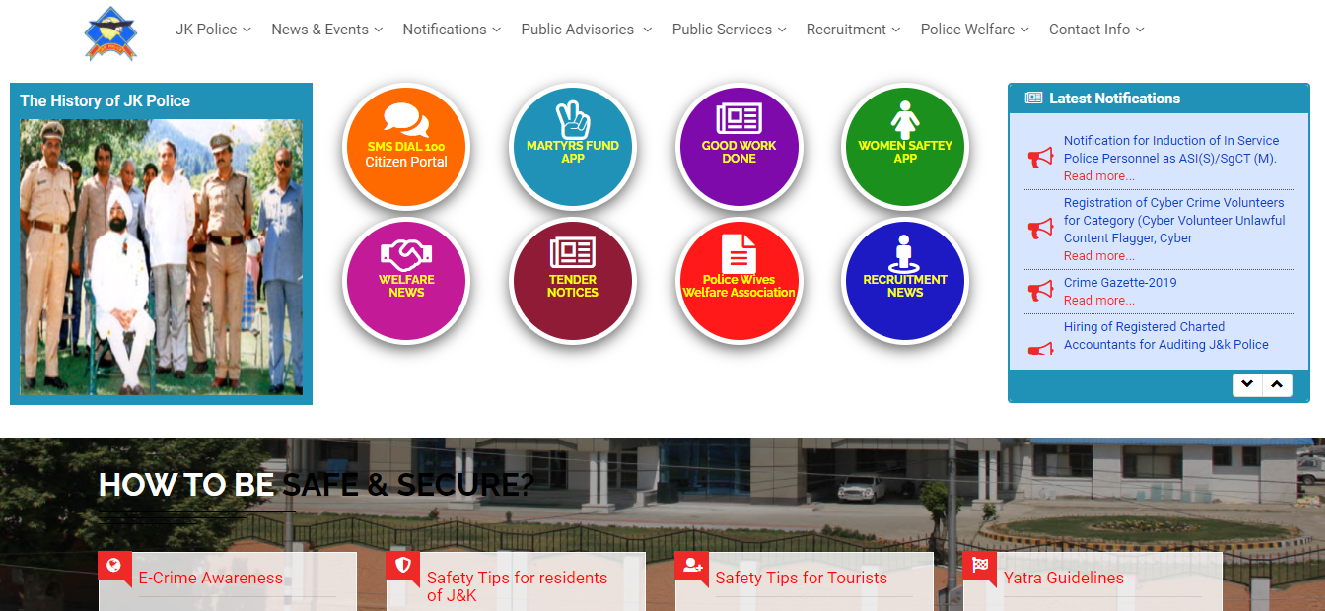 JK Police Online Form 2021, Jammu Kashmir Police SI Recruitment 2021