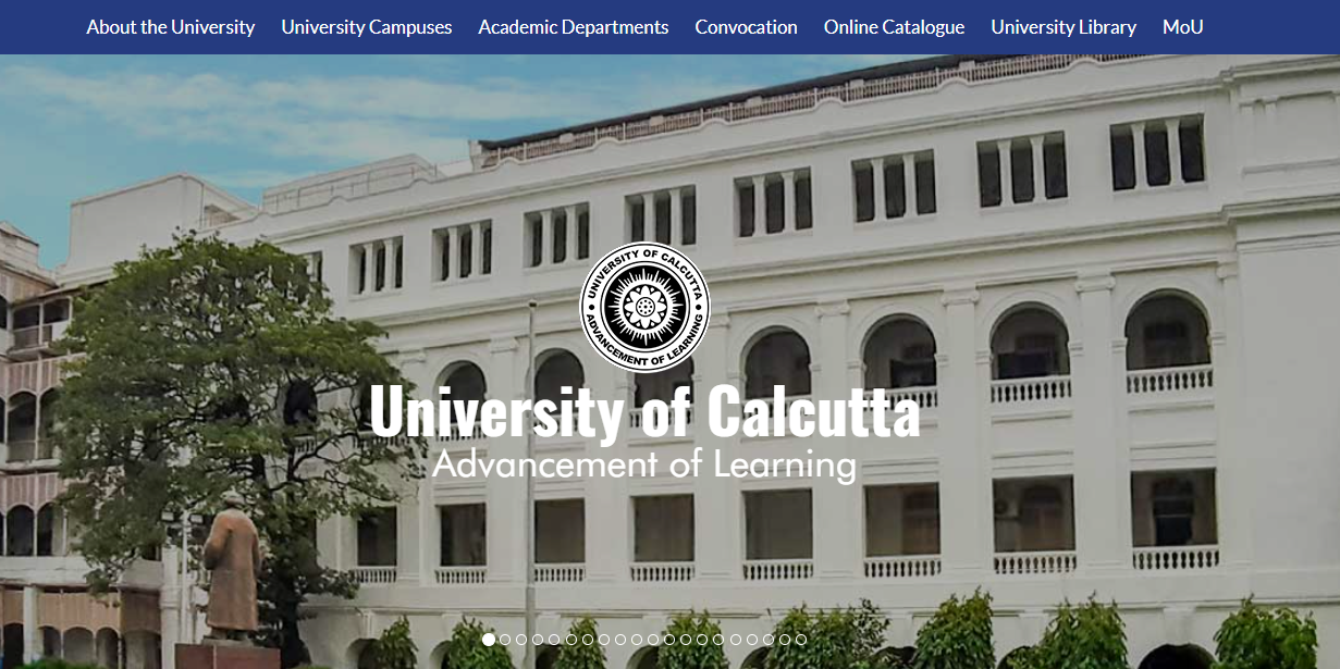 Calcutta University BA 1st Year Time Table