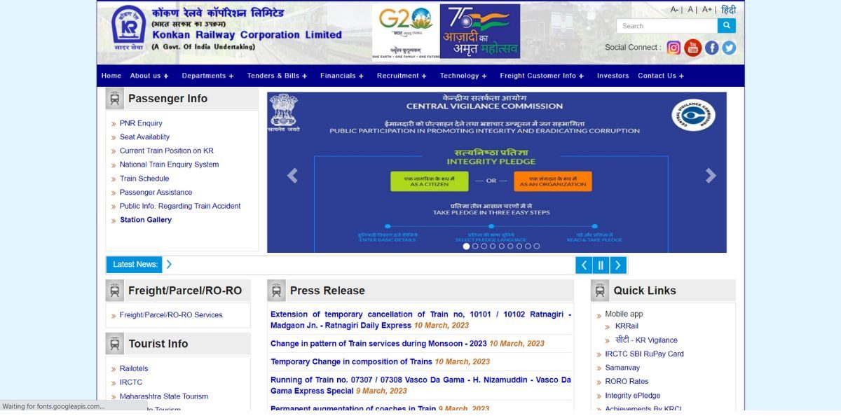KONKAN RAILWAY GROUP D RESULT