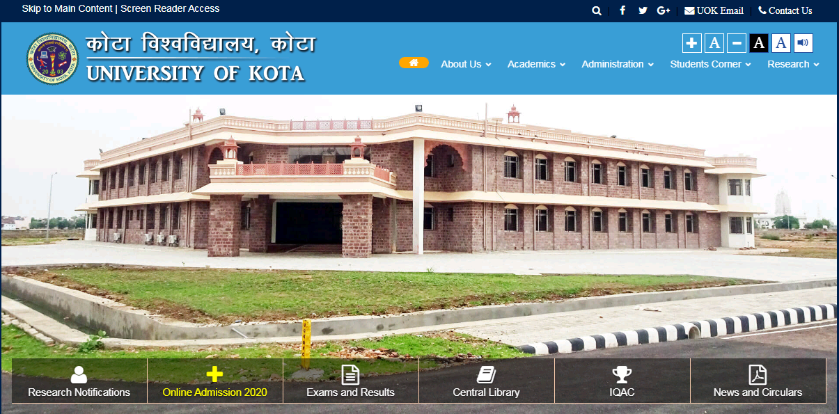 UOK B.Com 3rd year Time Table 2021