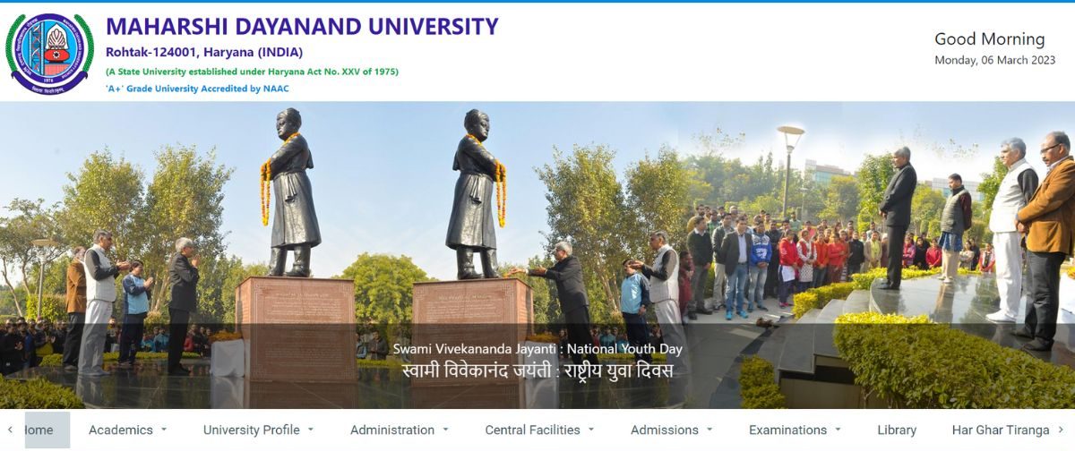 MDU BA PART 3rd YEAR RESULT NC REGULAR