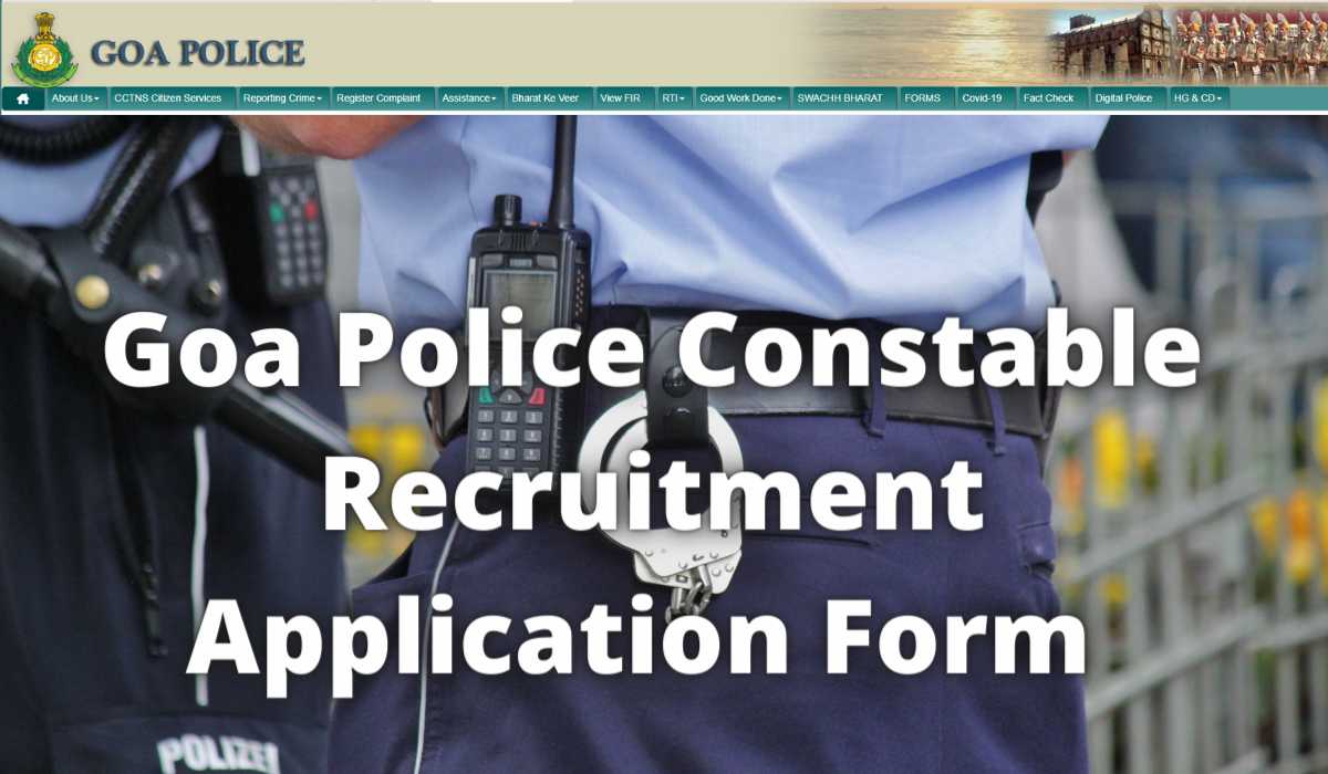 Goa police Recruitment 2021