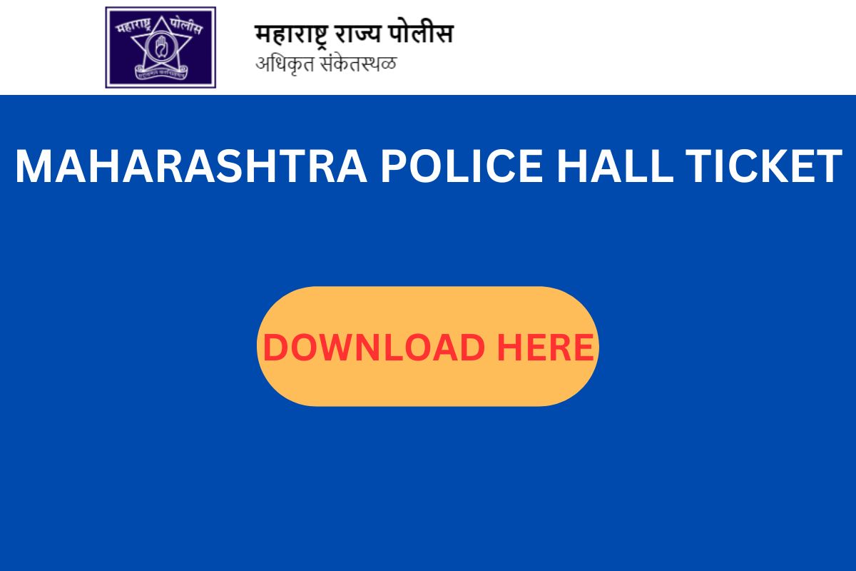 MAHARASHTRA POLICE HALL TICKET