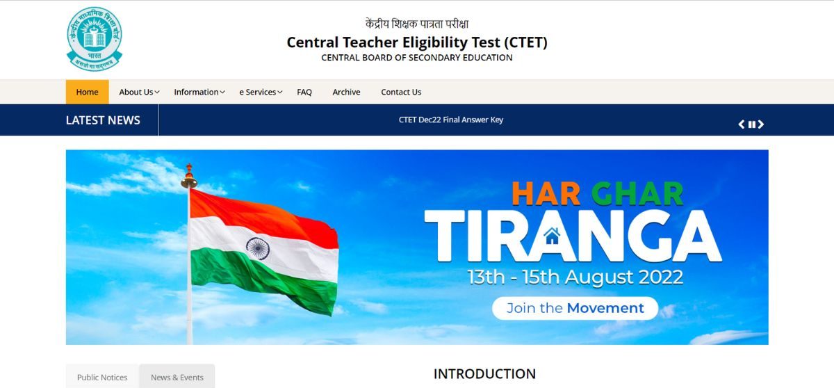 CTET ADMIT CARD