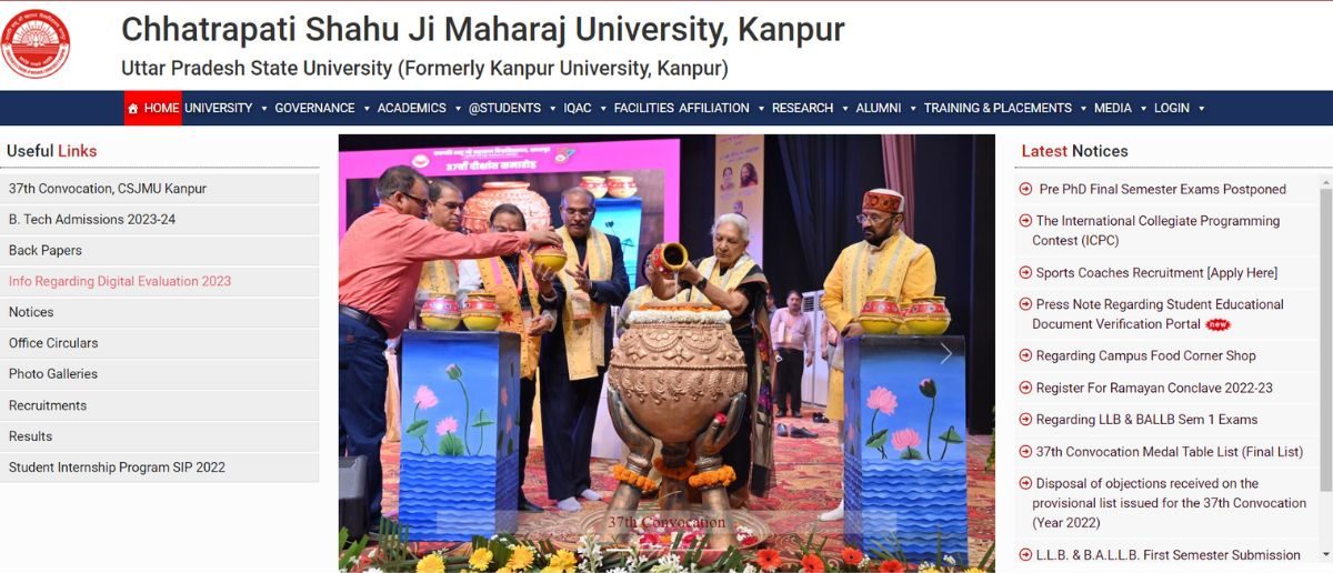 KANPUR UNIVERSITY ADMIT CARD