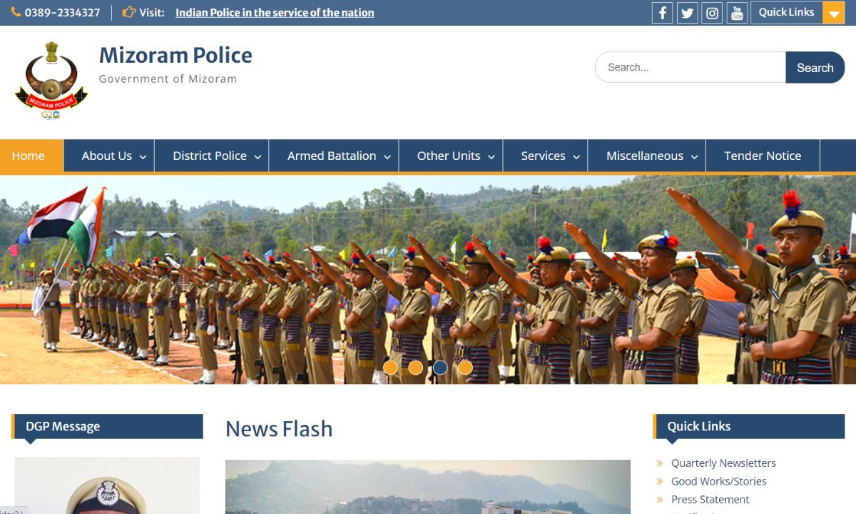 MIZORAM POLICE CONSTABLE RECRUITMENT