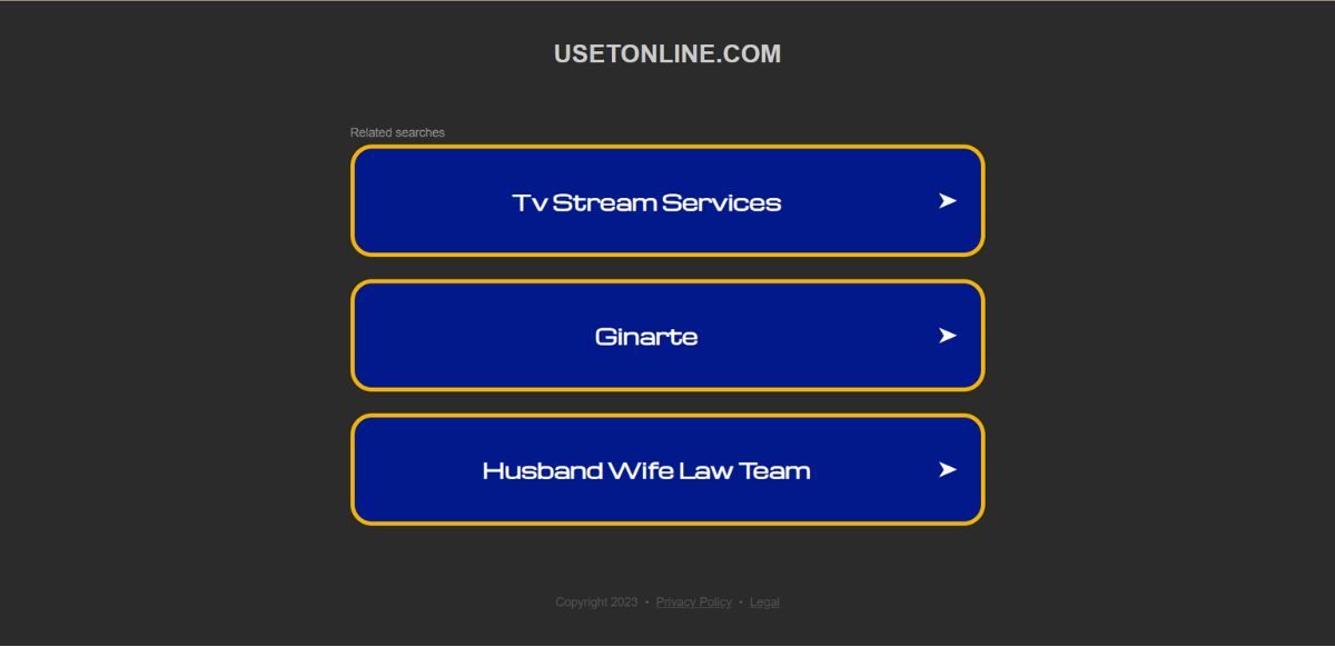 USET APPLICATION FORM