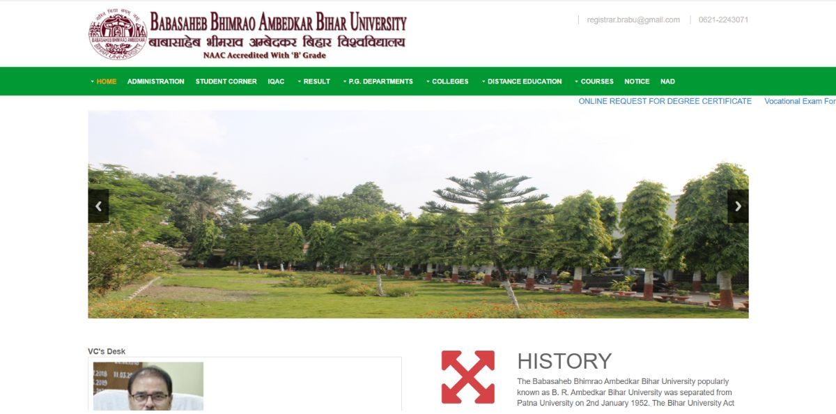 BRABU B.COM 3rd YEAR TIME TABLE