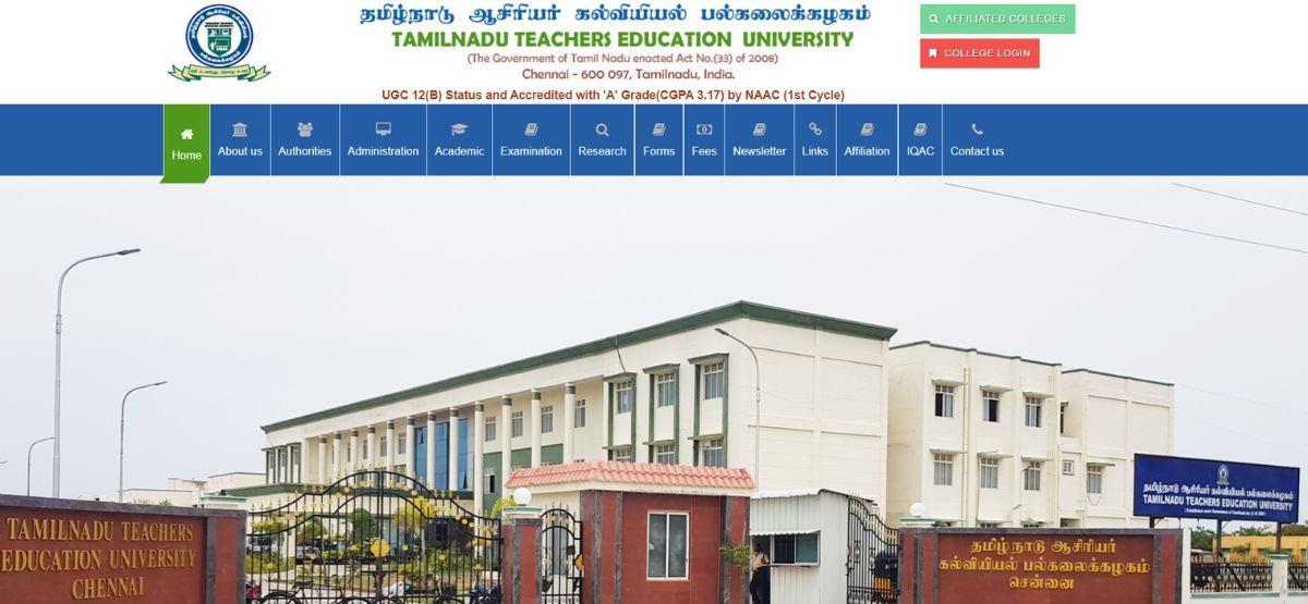 TNTEU B.Ed EXAM RESULT