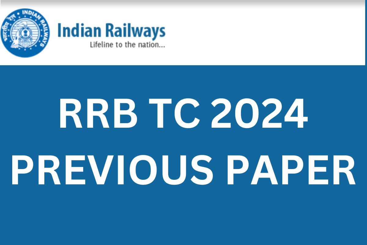RRB TC 2024 PREVIOUS PAPER